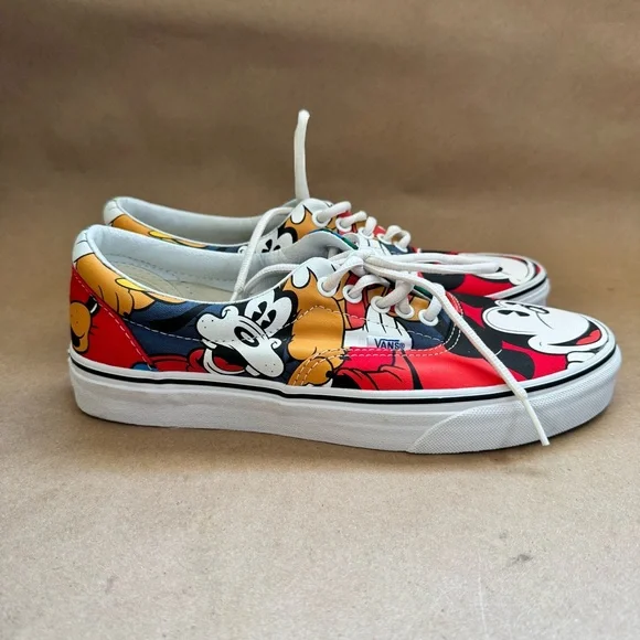 NWOT Unisex Vans x Disney Era Mickey and Friends Sneakers. M 7.5/W 9 - Picture 3 of 7